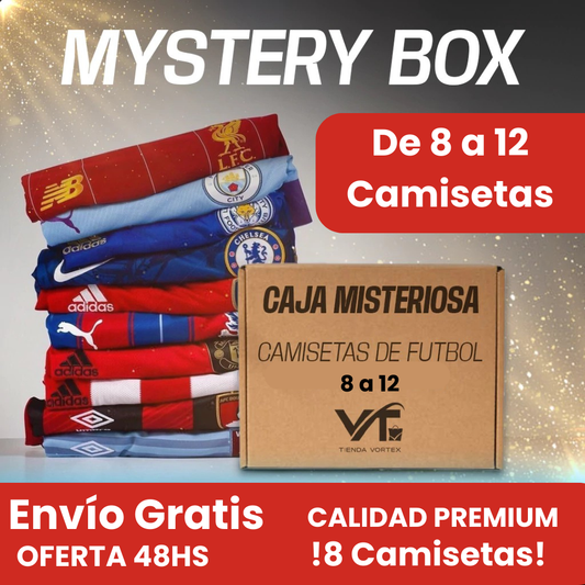 MYSTERY BOX CAMISETAS DE FUTBOL - (8 a 12 camisetas al azar)